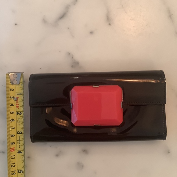 Vintage Gucci black patent clutch - Picture 3 of 6